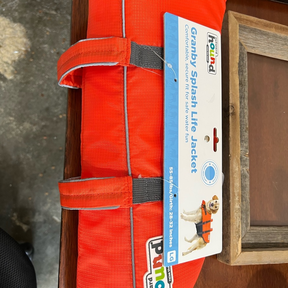 NWT Outward Hound Orange Dog Safety Vest LARGE - Picture 2 of 2